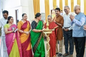 Inauguration of V. Sundarara.i Naidu Auditorium at Sanatana Dhanna College 1