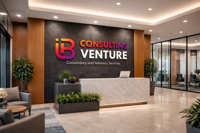 Office reception at iBluu Consulting Venture