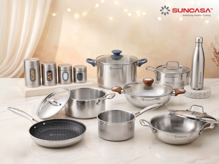 SUNCASA Brings Premium 304 Grade Stainless Steel Cookware to Indian Kitchens This Diwali